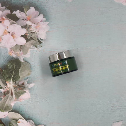 MOHANLAL® ARGAN OLIE GEZICHTSCREME 50ML | universeel, diepe reiniging, verzacht, hydrateert, natuurlijke glans, vitamine E | alle soorten huid