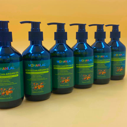 MOHANLAL® ARGAN OLIE BODY LOTION 300ML | universeel, verheldert de huid en egaliseert de tint, voedend en verfrissend | alle soorten huid
