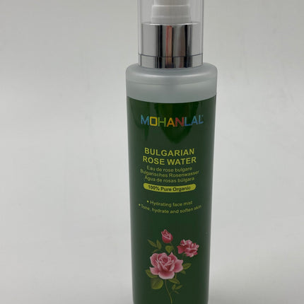 MOHANLAL® BULGAARSE 100% ROZENWATER ARGANOLIE 200ML | gezichtsreiniger, haarconditioner, make-up remover, toner